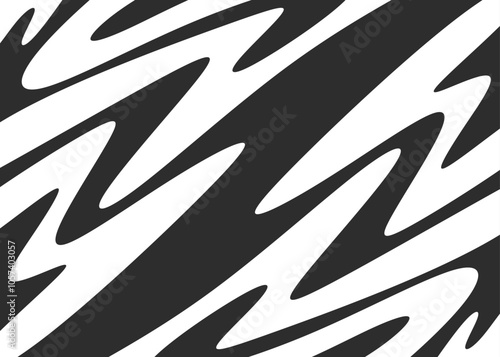Abstract background with wavy zigzag pattern