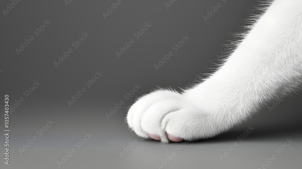 Majestic Egyptian Mau Paw Close-Up - Captivating Detail of Sharp Fur Textures and Smooth Paw Pads in High Contrast Lighting Majestic Egyptian Mau Paw Close-Up - Captivating Detail of Sharp Fur Textures and Smooth Paw Pads in High Contrast Lighting