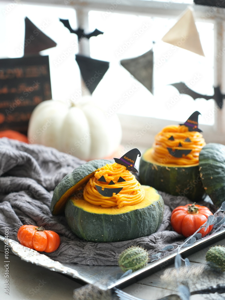 Φωτογραφία カボチャモンブランでハッピーハロウィン