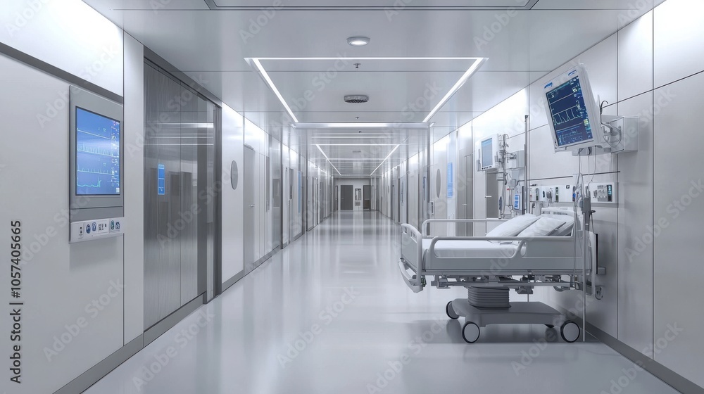 Advanced hospital security systems ensuring patient safety in a modern facility Advanced hospital security systems ensuring patient safety in a modern facility