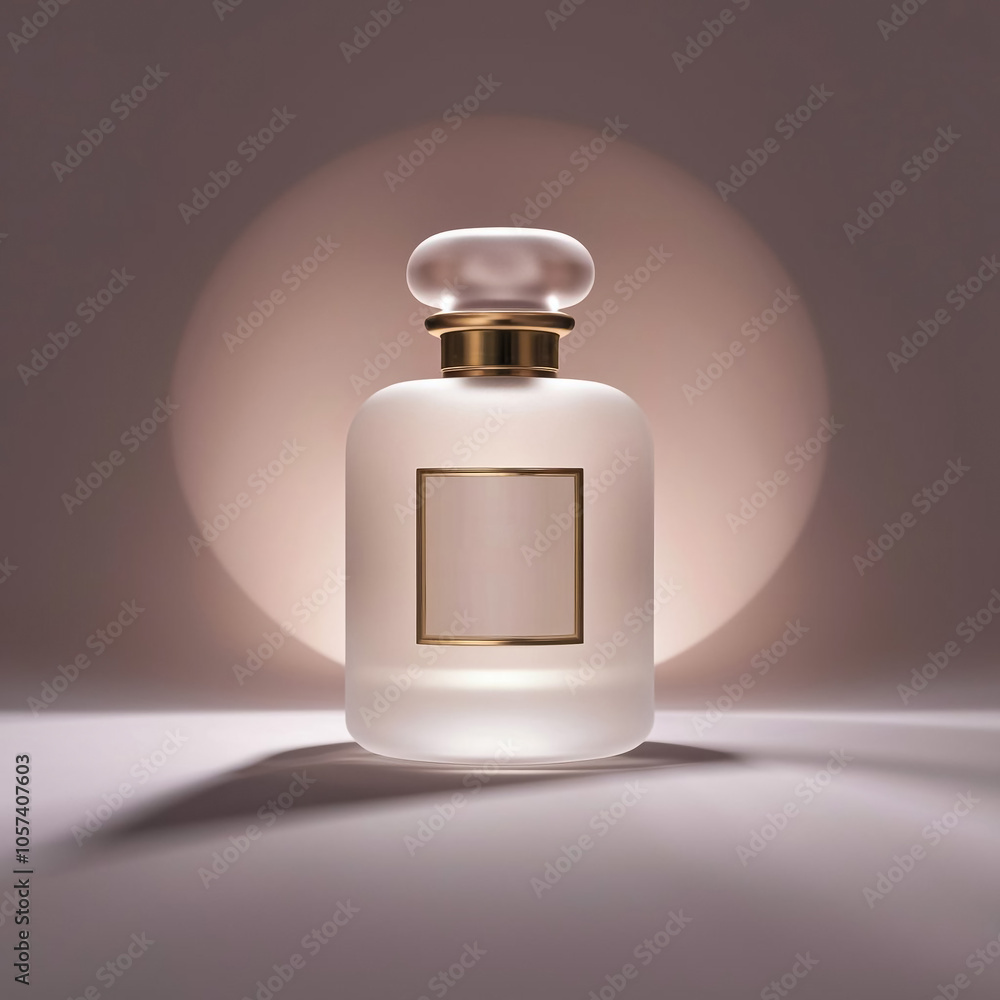 An elegant modern perfume bottle for woman An elegant modern perfume bottle for woman