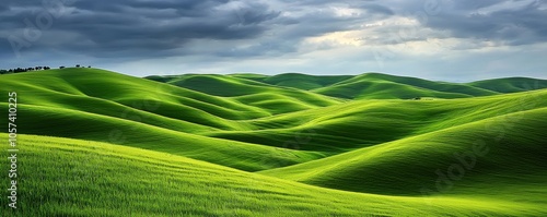 Vast Grasslands and Rolling Hills - High-Resolution Photography