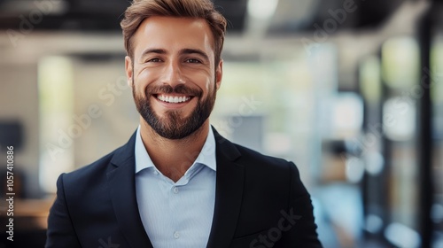 Portrait, Of, A, Smiling, Businessman, Confident, Entrepreneur, Corporate, Professional, Executive