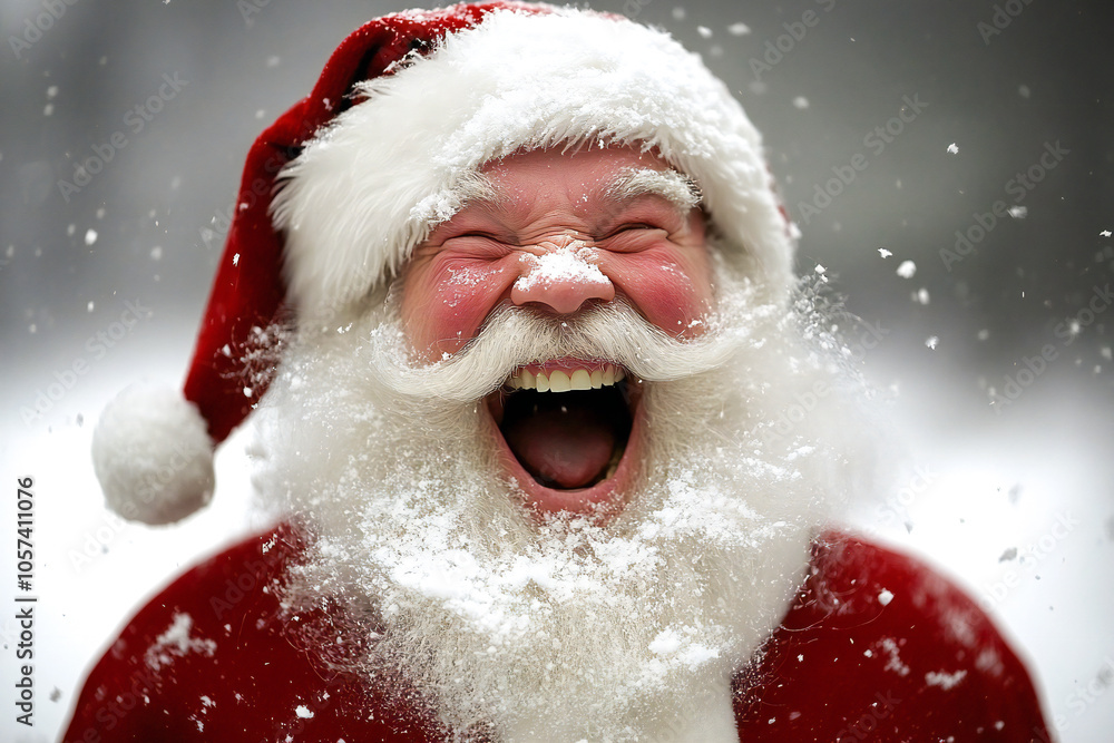 santa claus emotionally celebrates christmas santa claus emotionally celebrates christmas