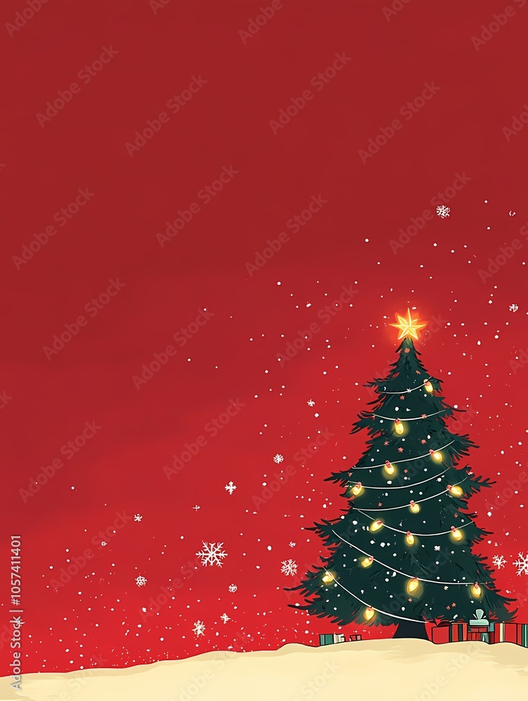 There are presents piled up under the Christmas tree. There are presents piled up under the Christmas tree.