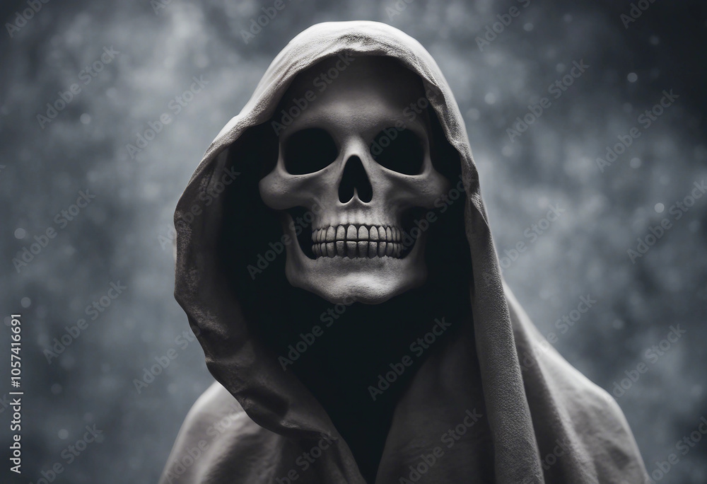 Halloween ghost on black background Halloween ghost on black background