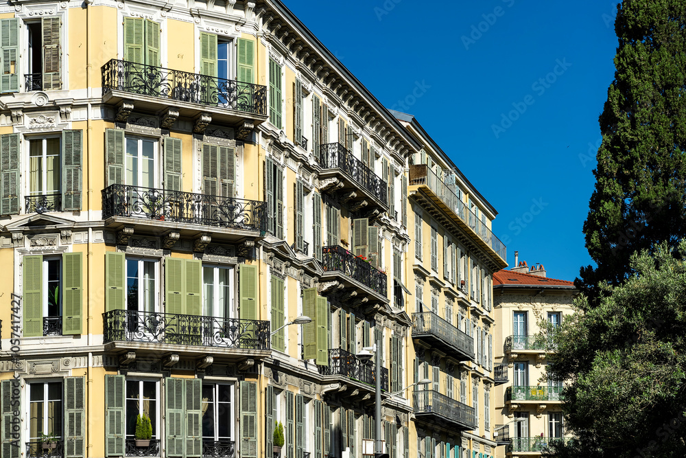 Wohnhäuser in Nizza Wohnhäuser in Nizza