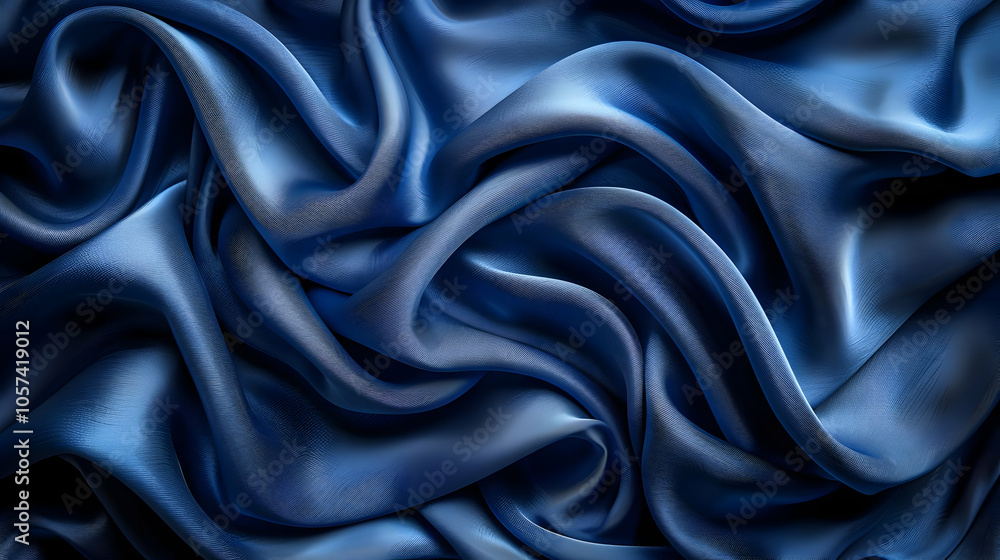 Abstract Blue Fabric Texture Background Abstract Blue Fabric Texture Background