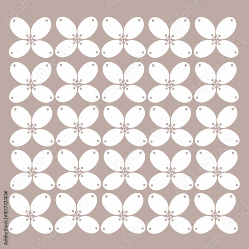 Seamless pattern batik kawung