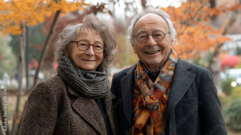 photo d'un drôle de couple de personnes âgées de 80 ans heureux, souriant, ils sont debout photo d'un drôle de couple de personnes âgées de 80 ans heureux, souriant, ils sont debout