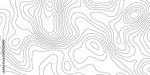 White wave paper curved reliefs abstract background. Abstract topographic contours map background. luxury topographic wavy pattern and geographic grid map design . Abstract lines background.