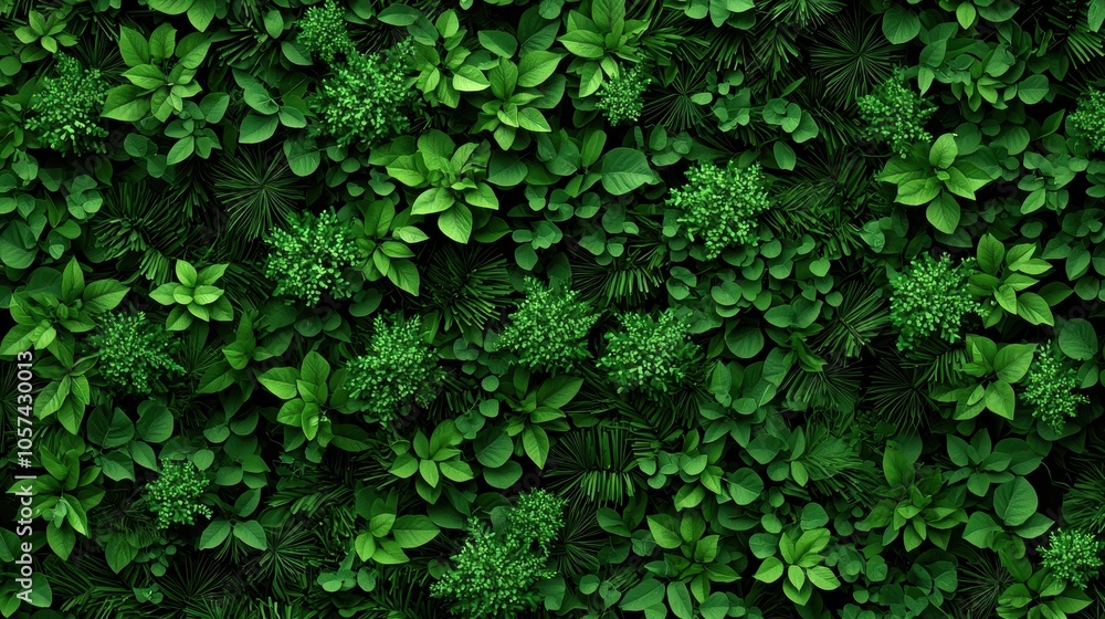 Lush green foliage creating vibrant and natural background, perfect for design projects. various shades of green evoke sense of tranquility and freshness. Lush green foliage creating vibrant and natural background, perfect for design projects. various shades of green evoke sense of tranquility and freshness.