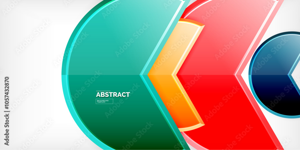 Trendy round shapes with triangular angle design element. Vector Illustration For Wallpaper, Banner, Background, Card, Book Illustration, landing page Trendy round shapes with triangular angle design element. Vector Illustration For Wallpaper, Banner, Background, Card, Book Illustration, landing page