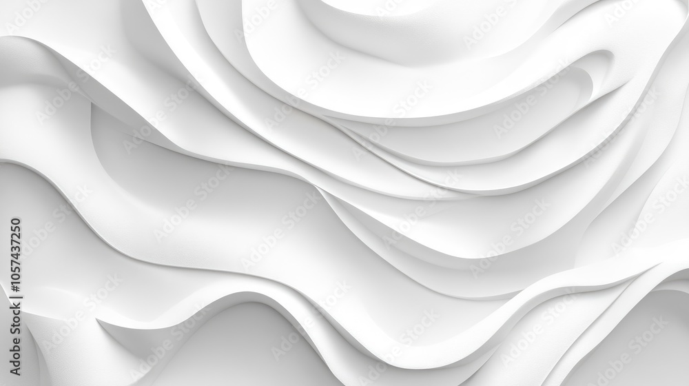 Obraz premium Three dimensional white texture design suitable as a retro style postcard background for weddings