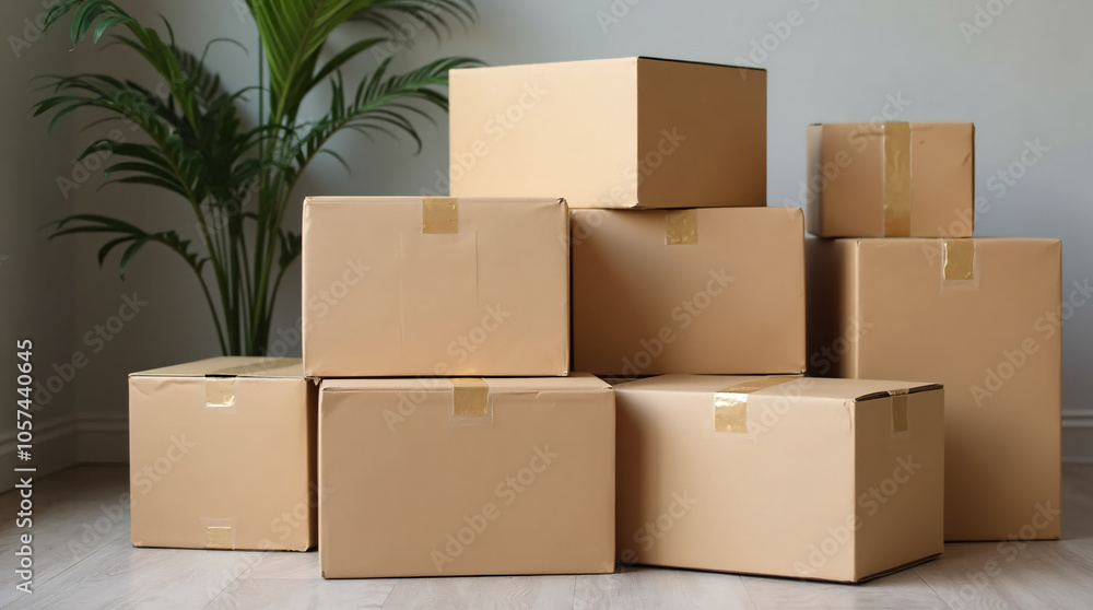 tacked Delivery Cardboard Boxes. tacked Delivery Cardboard Boxes.