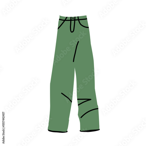 fashion illustration pants and shorts