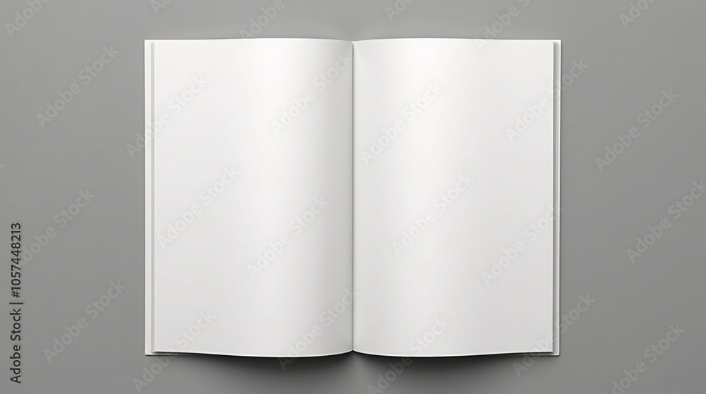 White Blank book mockup. White Blank book mockup.