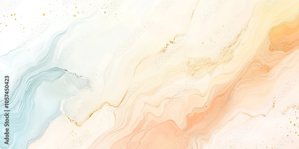 A gentle pastel gradient wall featuring a light cream shade and an abstract marble pattern. This serves as a background that mimics the beauty of natural marble texture. A gentle pastel gradient wall featuring a light cream shade and an abstract marble pattern. This serves as a background that mimics the beauty of natural marble texture.