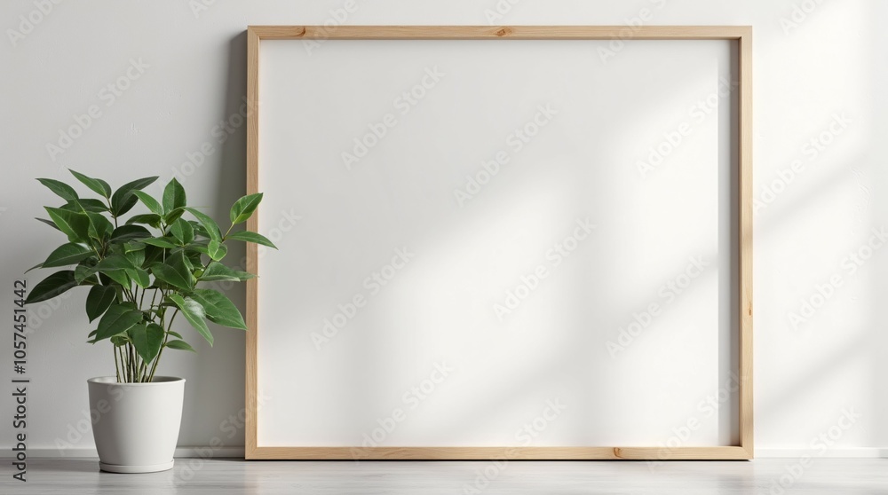 Mockup Poster Frame with Soft Shadows. Mockup Poster Frame with Soft Shadows.