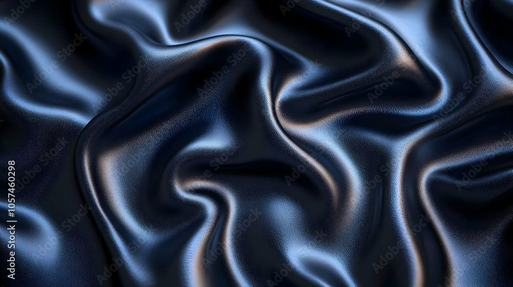 Abstract Texture of Blue Leather 3D Abstract Texture of Blue Leather 3D