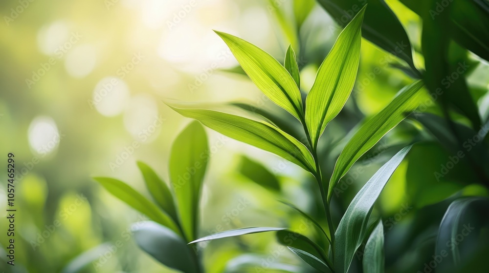 Close up of plants in a natural setting highlighting themes of ecology and renewable energy Close up of plants in a natural setting highlighting themes of ecology and renewable energy
