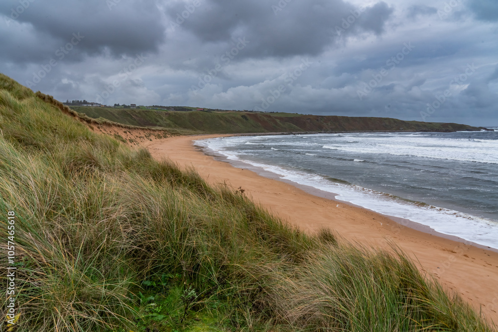 Melvich Beach on the NC500 north coast scotland Melvich Beach on the NC500 north coast scotland