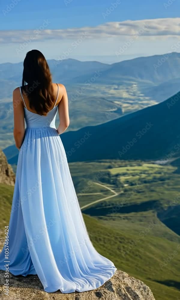 woman top dress long mountain standing woman standing top mountain nature adventure exploration breathtaking view scenery landscape majestic summit hiker hiking wilderness beauty confident freedom woman top dress long mountain standing woman standing top mountain nature adventure exploration breathtaking view scenery landscape majestic summit hiker hiking wilderness beauty confident freedom