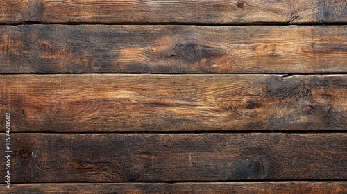 Rough vintage wooden surface brown timber backdrop viewed from above ideal for creating a rustic aesthetic