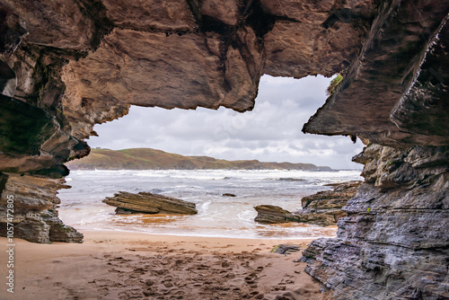 Melvich Beach on the NC500 north coast scotland photo