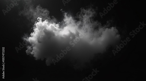  Smoke Particles Explosion.