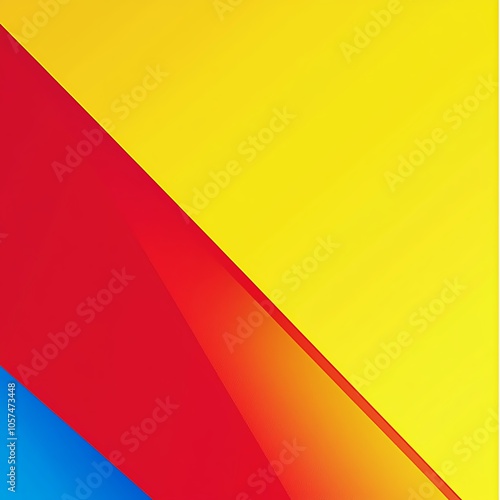 Free Download Abstract background with geometric of red, yellow, and blue colors. - GFXLoad