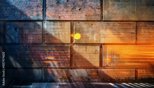 Glowing Brick Wall