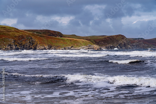 Melvich Beach on the NC500 north coast scotland photo