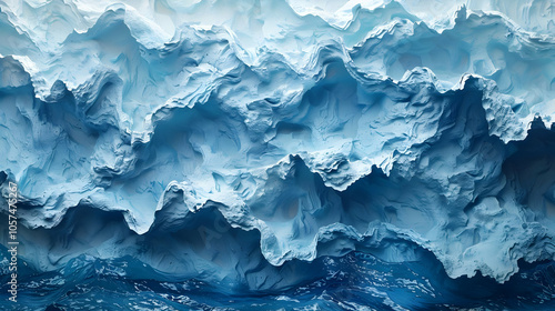 Wallpaper Mural Abstract Blue Iceberg Background Torontodigital.ca