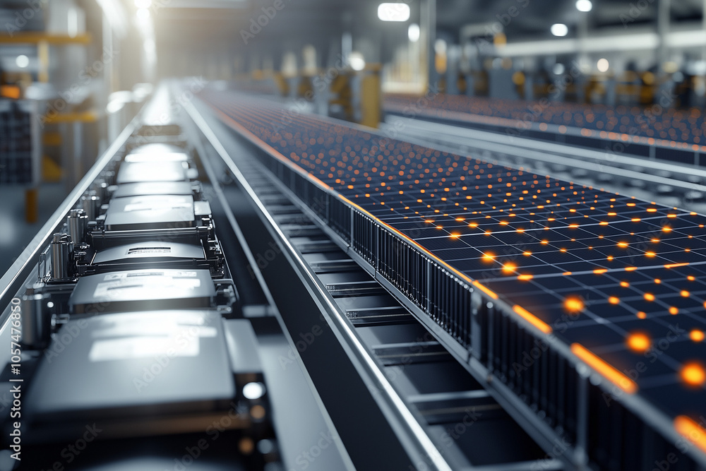 Efficient Manufacturing: Solar Panels on the Conveyor Belt Efficient Manufacturing: Solar Panels on the Conveyor Belt