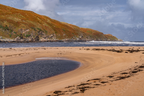 Melvich Beach on the NC500 north coast scotland