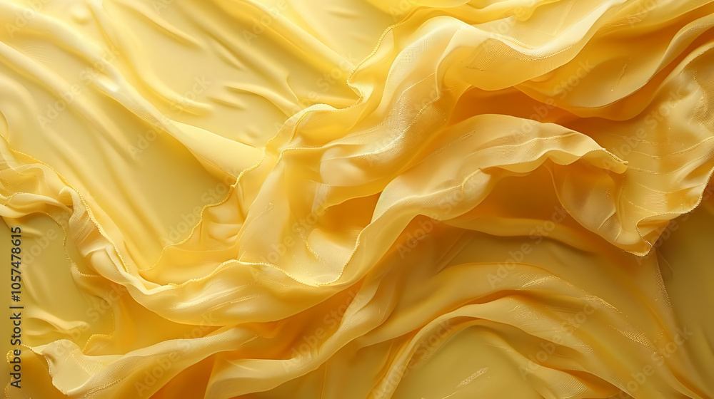 Fototapeta premium Yellow Fabric Texture Abstract Background
