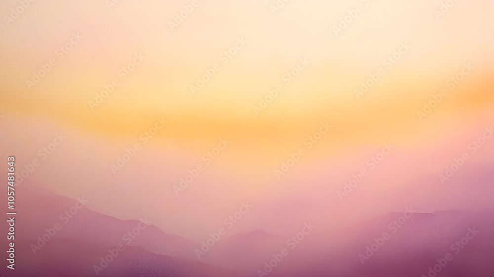 Golden Sunrise Horizon in Pastels Background Golden Sunrise Horizon in Pastels Background