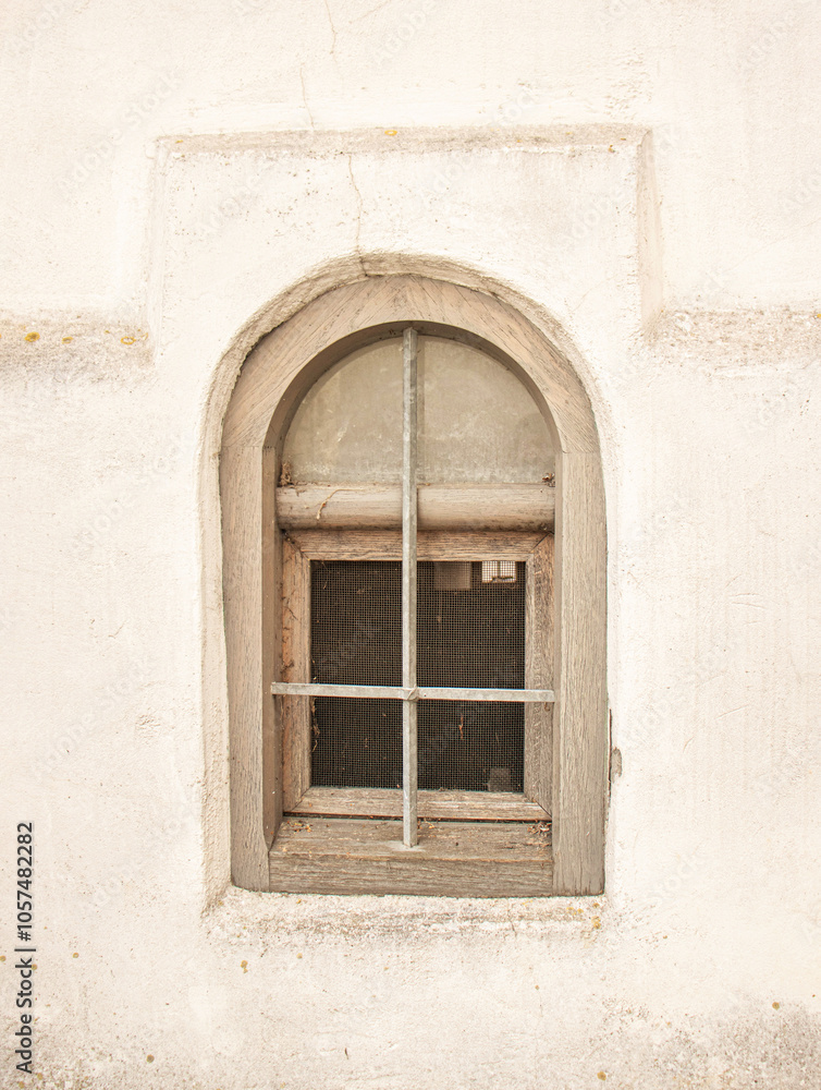 Medieval Style Window and Stone Wall Medieval Style Window and Stone Wall