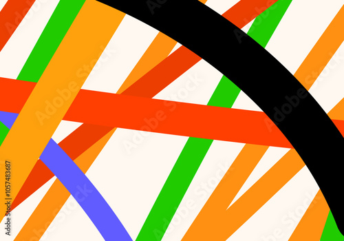Wallpaper Mural background, vector abstract spontaneous doodles, expression spontaneous art. Torontodigital.ca