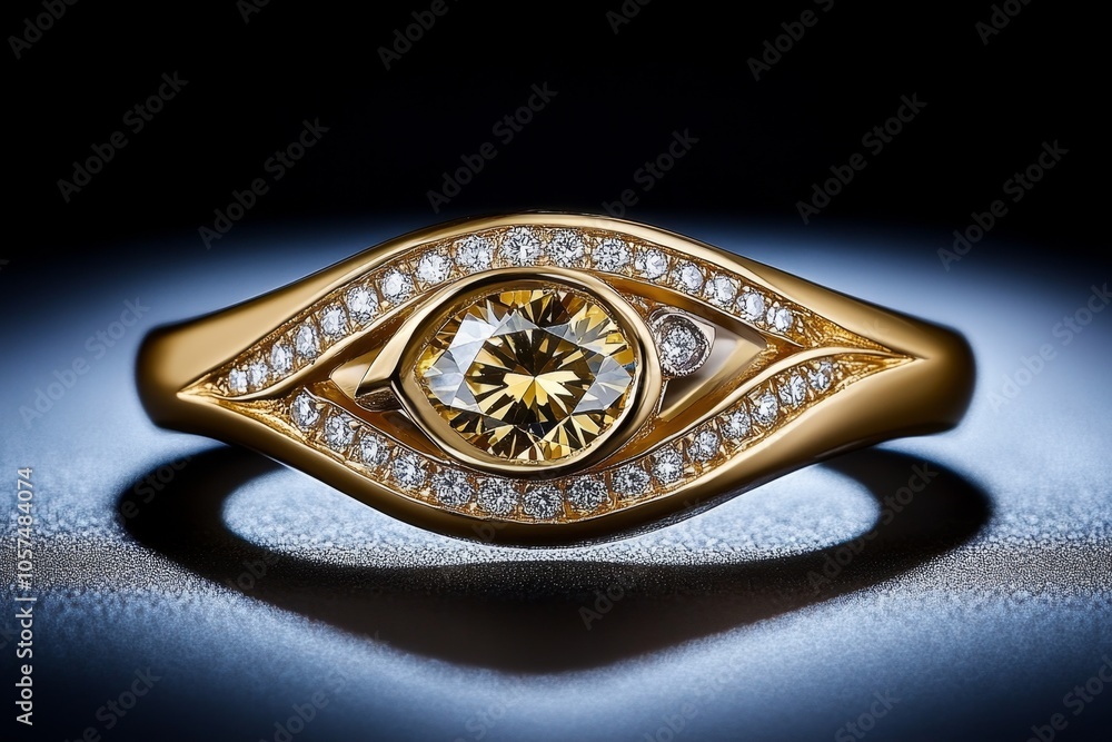 Close-up of a fine diamond ring with the gemstone expertly cut and sparkling, showcasing luxury and precision in fine jewelry, symbolizing value and care Close-up of a fine diamond ring with the gemstone expertly cut and sparkling, showcasing luxury and precision in fine jewelry, symbolizing value and care