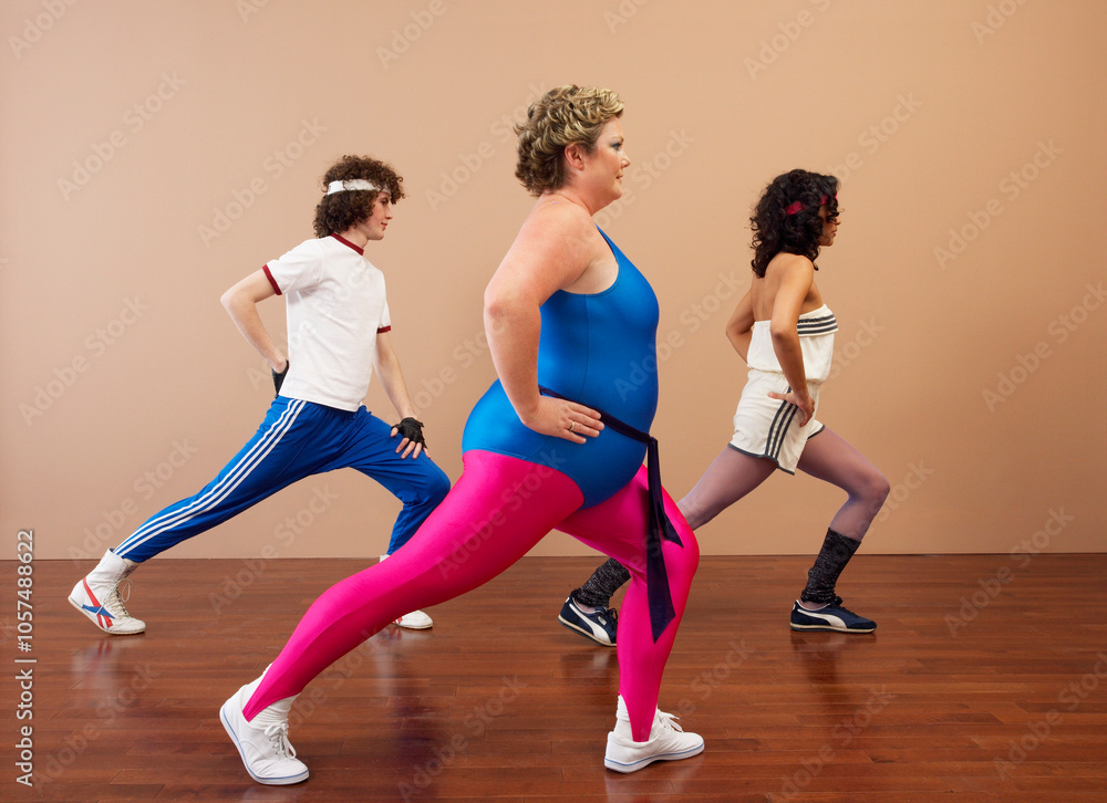People Exercising People Exercising