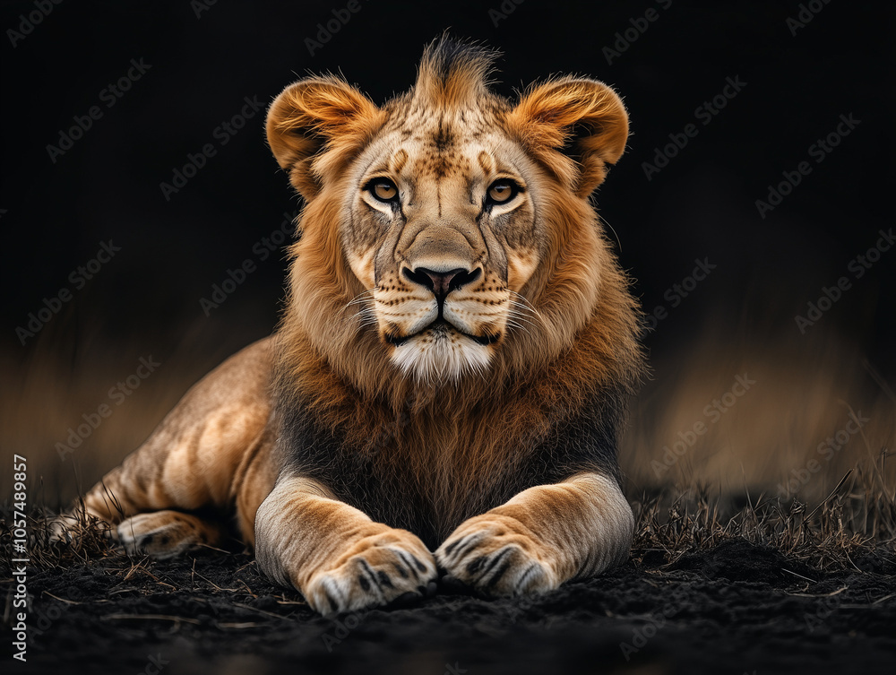 Fototapeta premium portrait of a lion