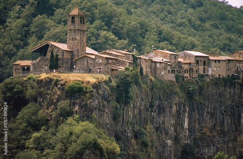 Wallpaper Mural Castellfollit de la Roca, view of the historic town Torontodigital.ca