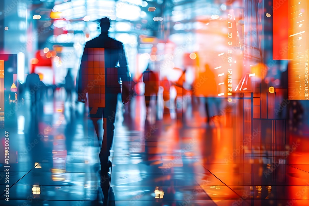 Urban Silhouettes: A Dynamic Blend of Movement and Light Urban Silhouettes: A Dynamic Blend of Movement and Light