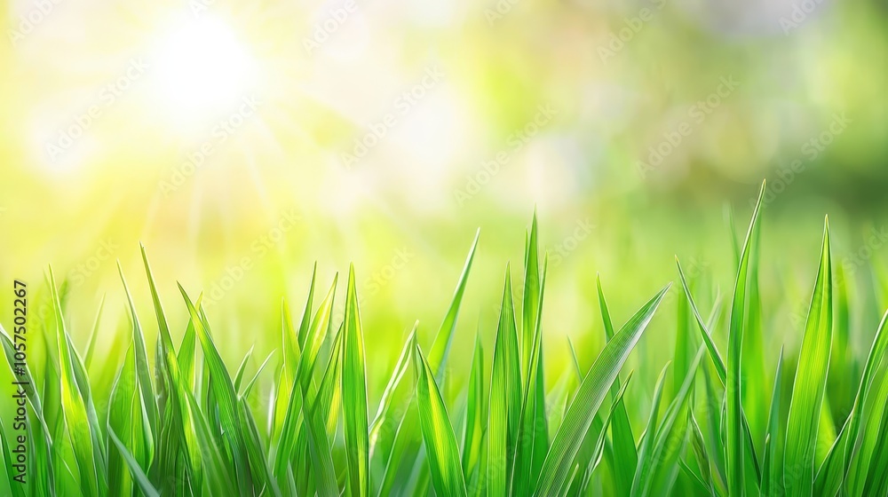 Green grass in the sun Green grass in the sun