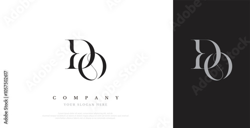 Initial DO Logo Design Vector 
