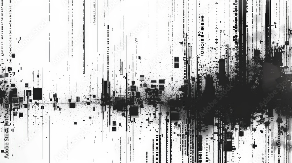 Abstract black and white design Abstract black and white design