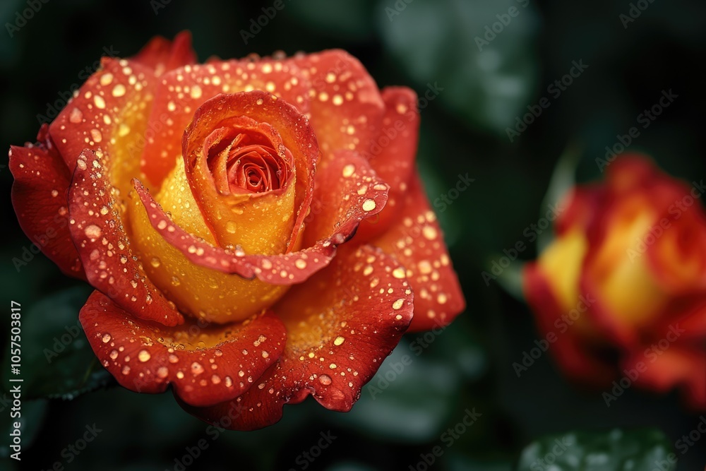 close up leaves rose flower with bokeh close up leaves rose flower with bokeh
