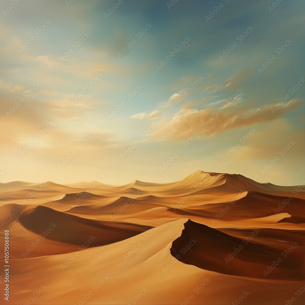 Naklejka premium Desert landscape